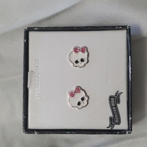 Monster High Sterling Silver Studs